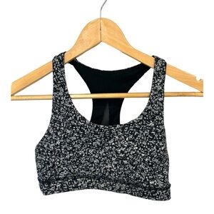 Lululemon sports bra white and black